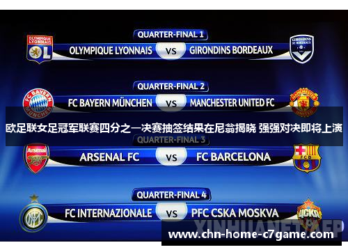 欧足联女足冠军联赛四分之一决赛抽签结果在尼翁揭晓 强强对决即将上演 欧足联女足冠军联赛四分之一决赛抽签结果在尼翁揭晓 强强对决即将上演