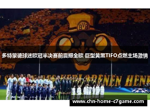多特蒙德球迷欧冠半决赛前震撼全欧 巨型黄黑TIFO点燃主场激情