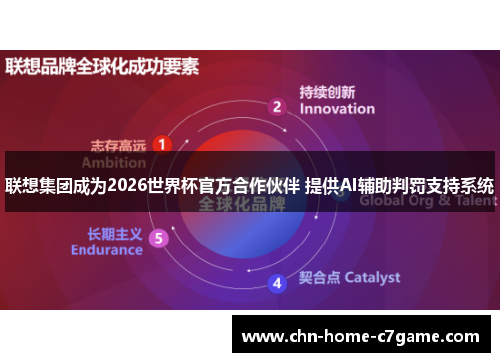 联想集团成为2026世界杯官方合作伙伴 提供AI辅助判罚支持系统